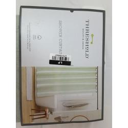 Threshold Shower Curtain Color Green