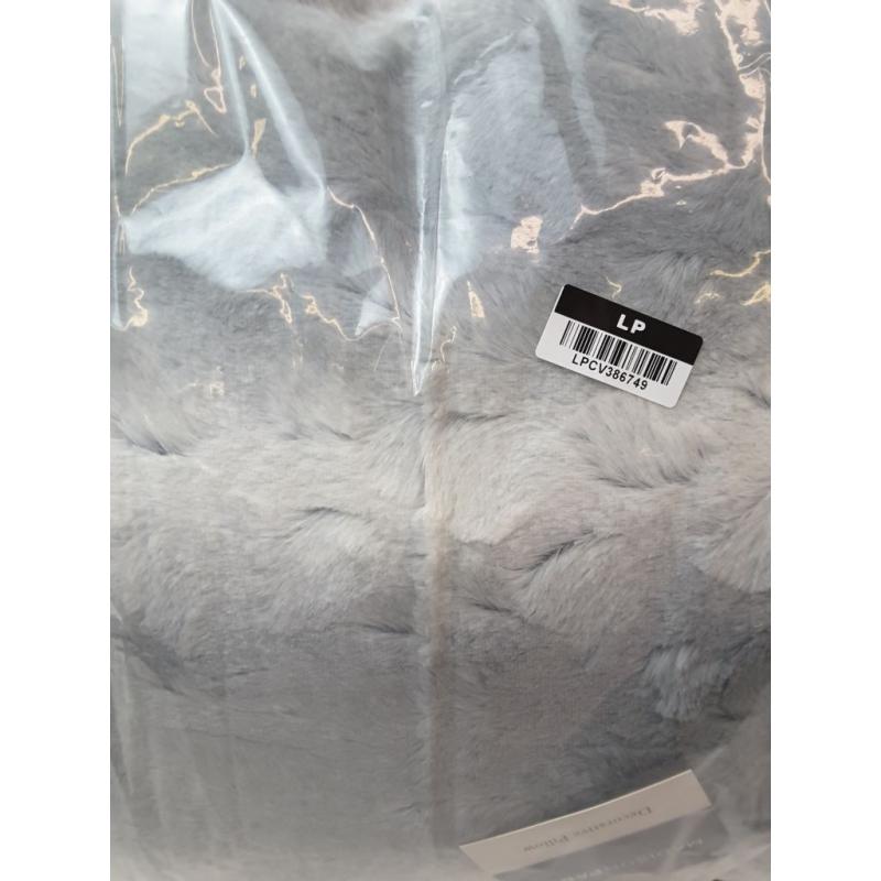 20x20 Oversize Marselle Faux Fur Square Throw Pillow - Madison Park