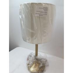 Tapered Desk Lamp with Fabric Drum Shade White - Simple Designs