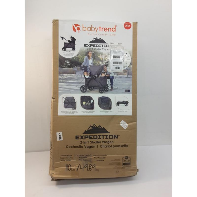 Baby Trend Expedition 2-in-1 Stroller Wagon - Navy Blue