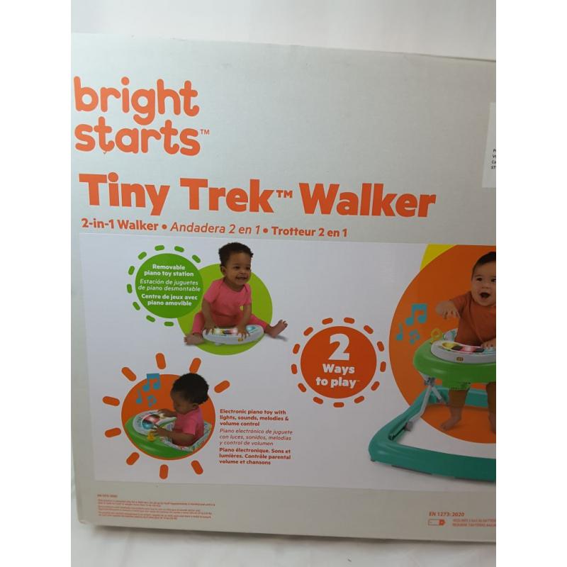 Bright Starts Tiny Trek 2-in-1 Walker - Jungle Vines