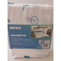 Twin Fortnite Battle Bus Sheet Set (NO FITTED SHEET)