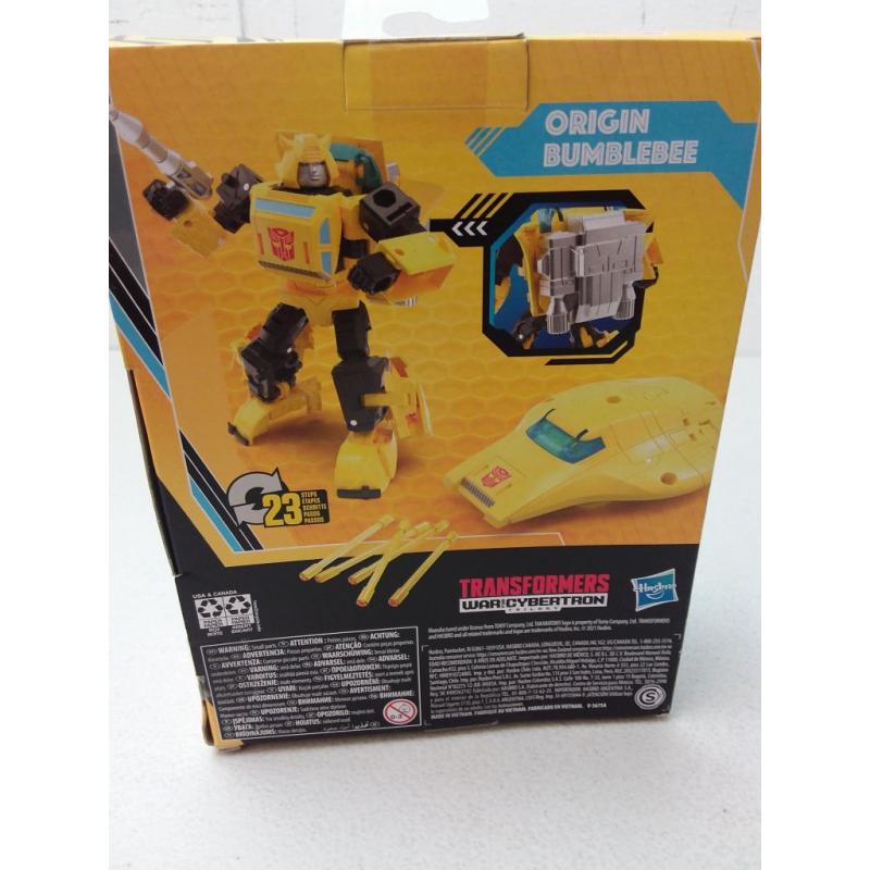 Transformers Buzzworthy Bumblebee War for Cybertron Deluxe Origin Bumblebee