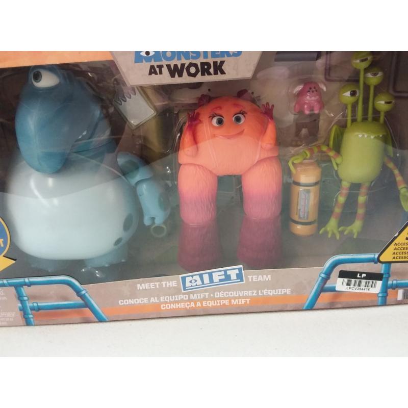 Disney Monsters at Work Meet the MIFT Team Figures Pack