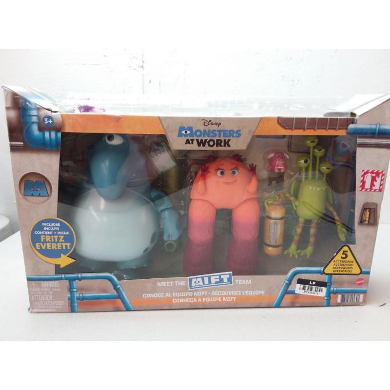 Disney Monsters at Work Meet the MIFT Team Figures Pack