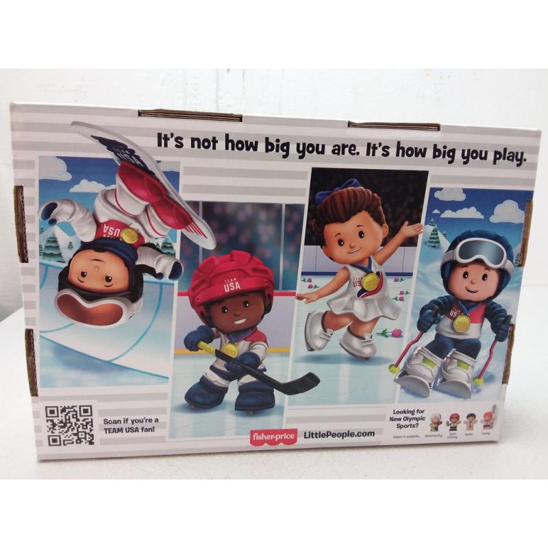 Fisher-price Little People Team Usa Winter Sports Collector Set