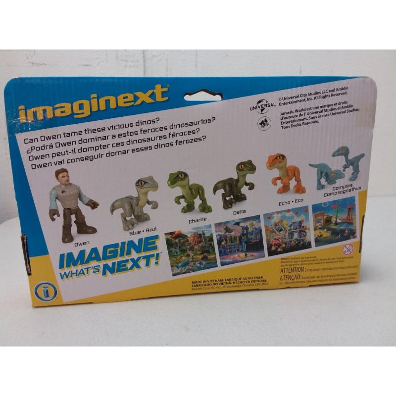 Fisher-Price Imaginext Jurassic World Raptor Trainer Owen Set