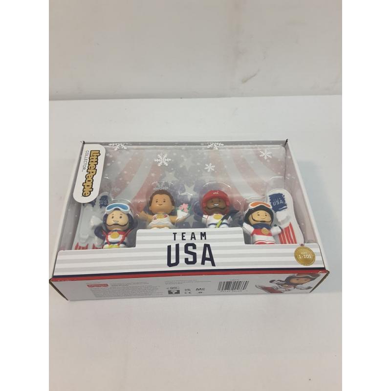 Fisher-Price Little People Team USA Winter Sports Collector Set