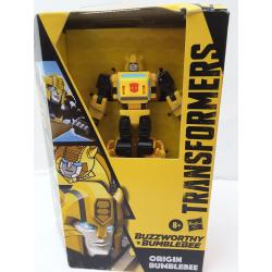 Transformers Buzzworthy Bumblebee War for Cybertron Deluxe Origin Bumblebee