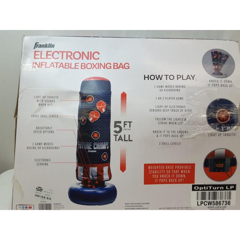 Franklin Sports Electronic Inflatable Boxing Bag