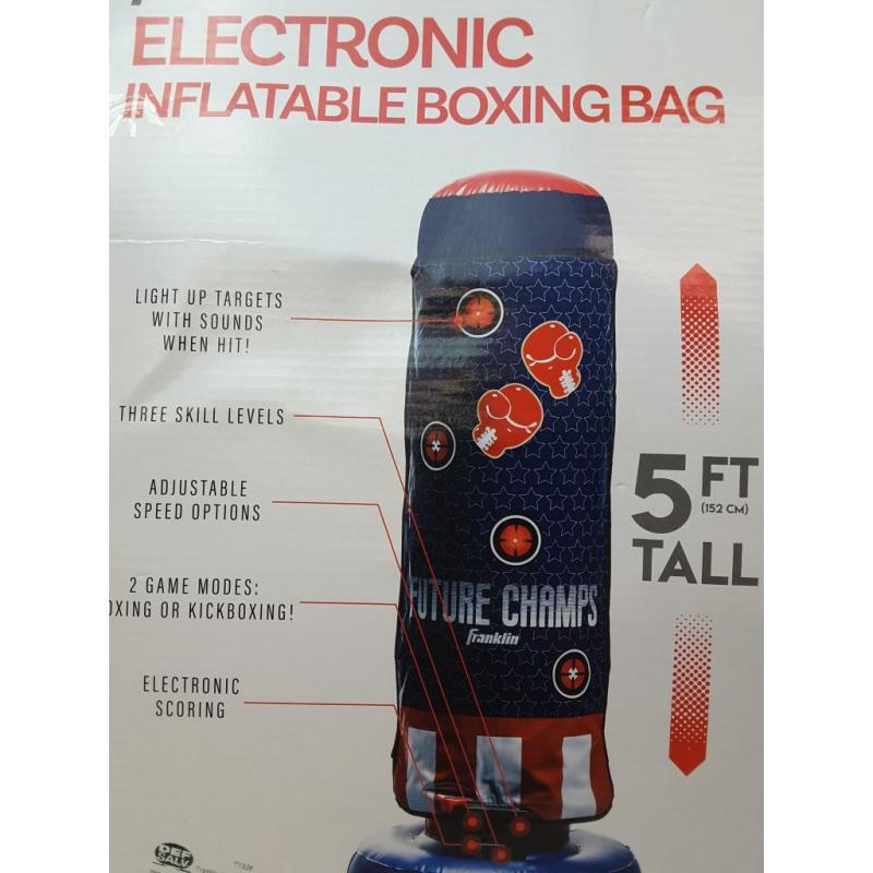 Franklin Sports Electronic Inflatable Boxing Bag