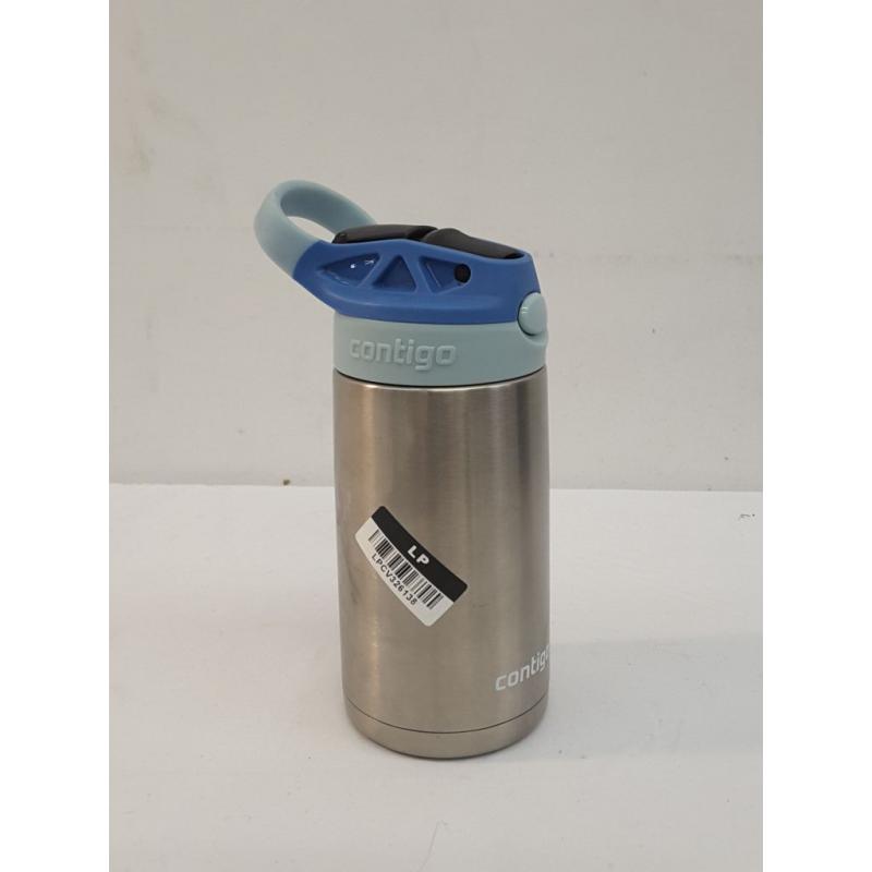 Contigo 13oz Stainless Steel Kids Cleanable Water Bottle Silver