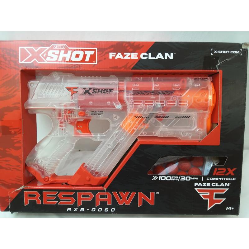 X-Shot FaZe Clan Respawn with 12 Dart Balls by ZURU