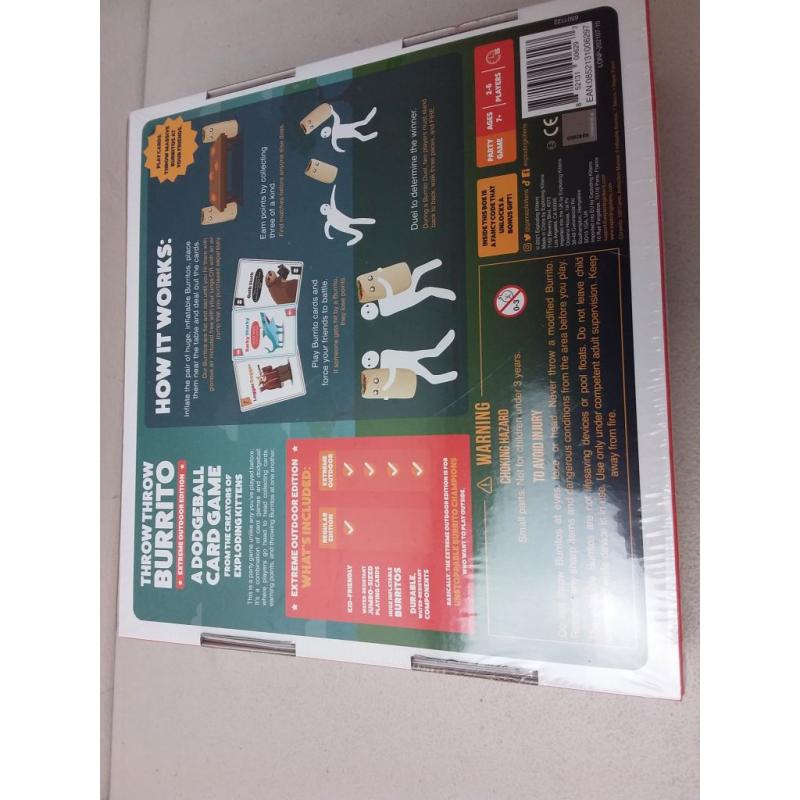 Throw Throw Burrito Game: Extreme Outdoor Edition