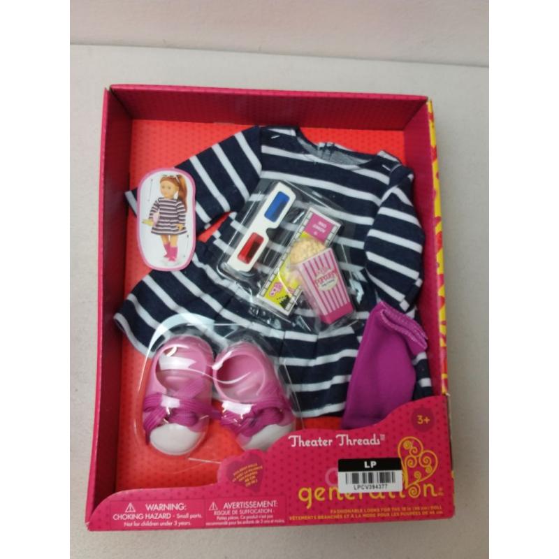 Our Generation Regular Movie Night Outfit for 18 Dolls - Theatre Threads