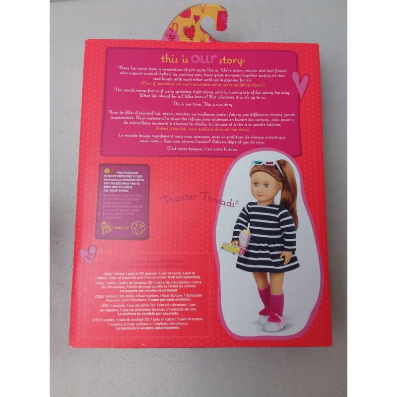Our Generation Regular Movie Night Outfit for 18 Dolls - Theatre Threads