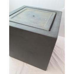 15.75 Square Fountain Gray - Smith & Hawken