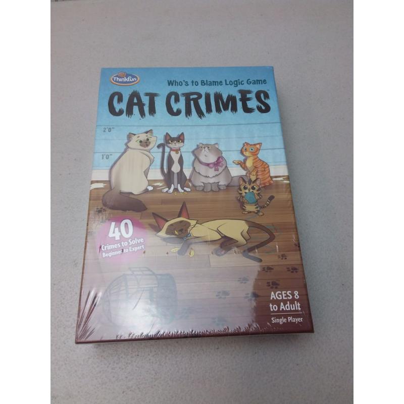 Cat Crimes Game Think Fun
