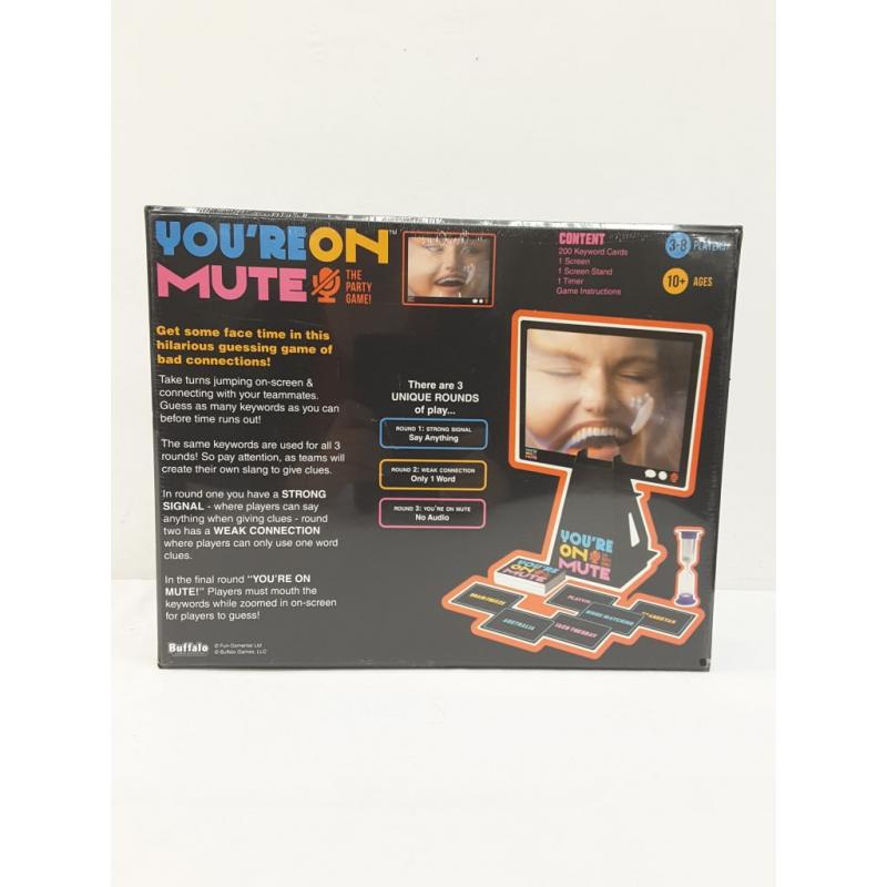 Buffalo Games and Puzzles You're On Mute The Party Game!