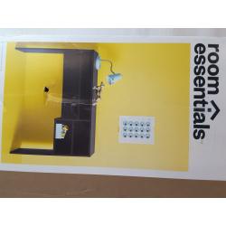 Student Writing Desk with Storage Black - Room Essentials