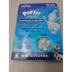 Pop it! Disney's Frozen Olaf Bubble Popping and Sensory Game