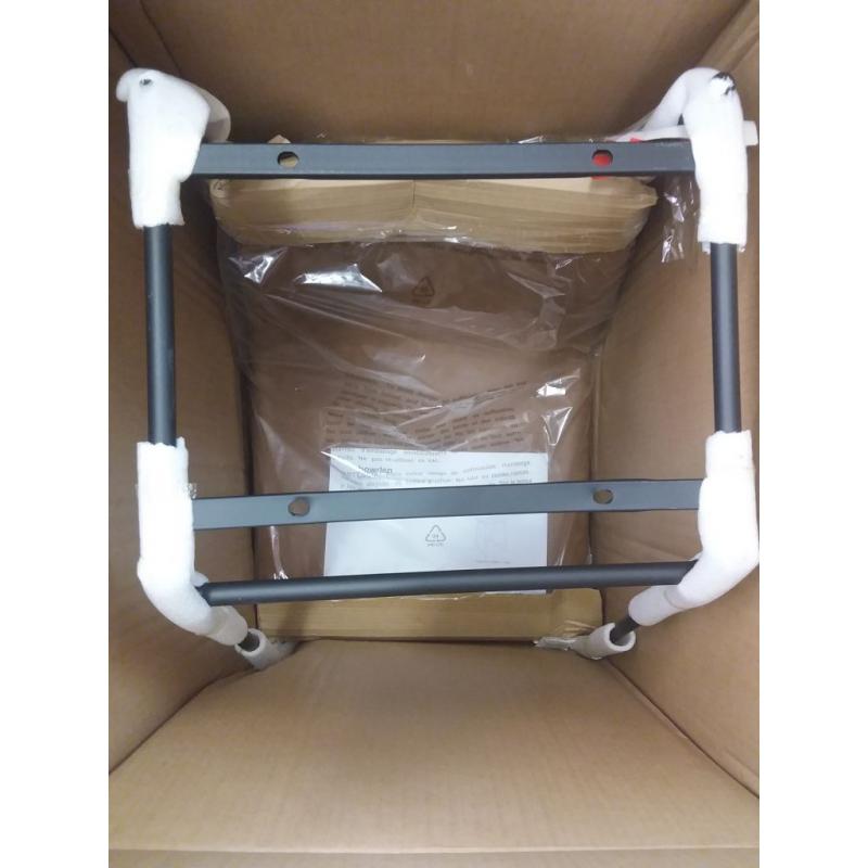 Bowden Upholstered Molded Faux Leather Counter Height Barstool Caramel