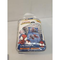 4pc Toddler Spidey and His Amazing Friends Bed Set