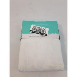 Pillowfort 99.9% Blackout Curtain White and Partially Mint Green