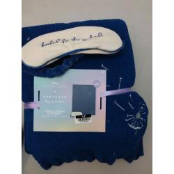 Disney Princess X POPSUGAR Belle Chenille Throw and Eye Mask