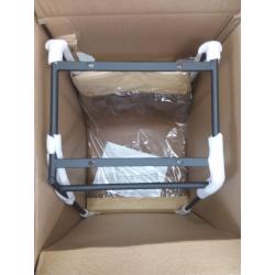 Bowden Upholstered Molded Faux Leather Counter Height Barstool Caramel