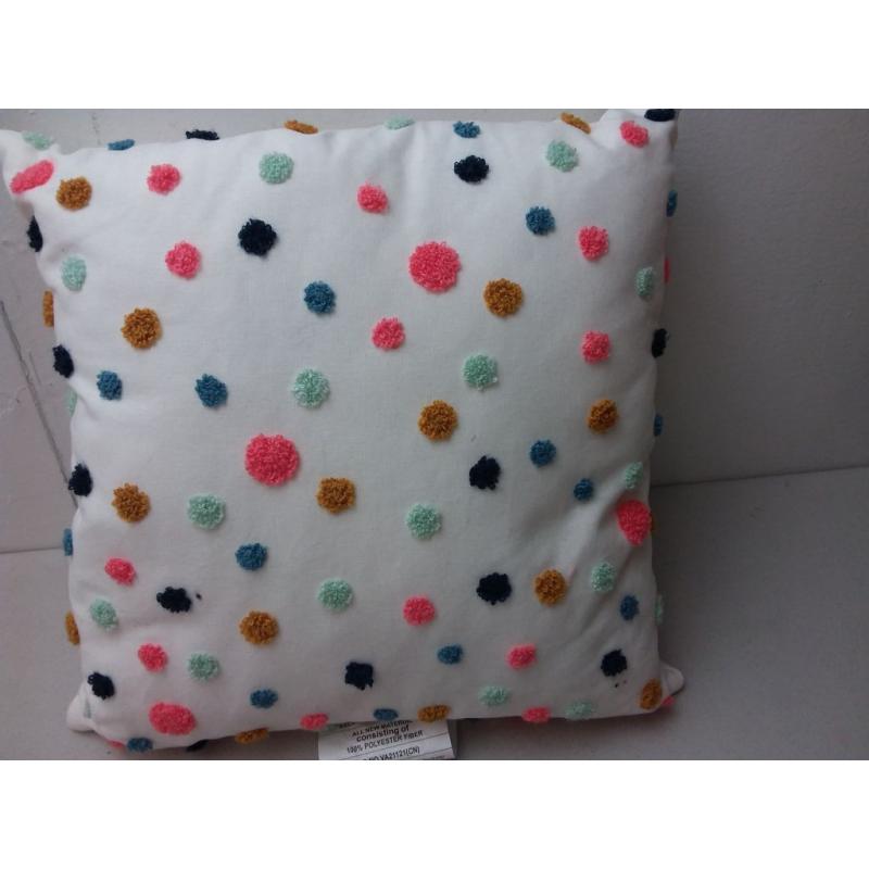 Square Embroidered Dot Throw Pillow - Pillowfort