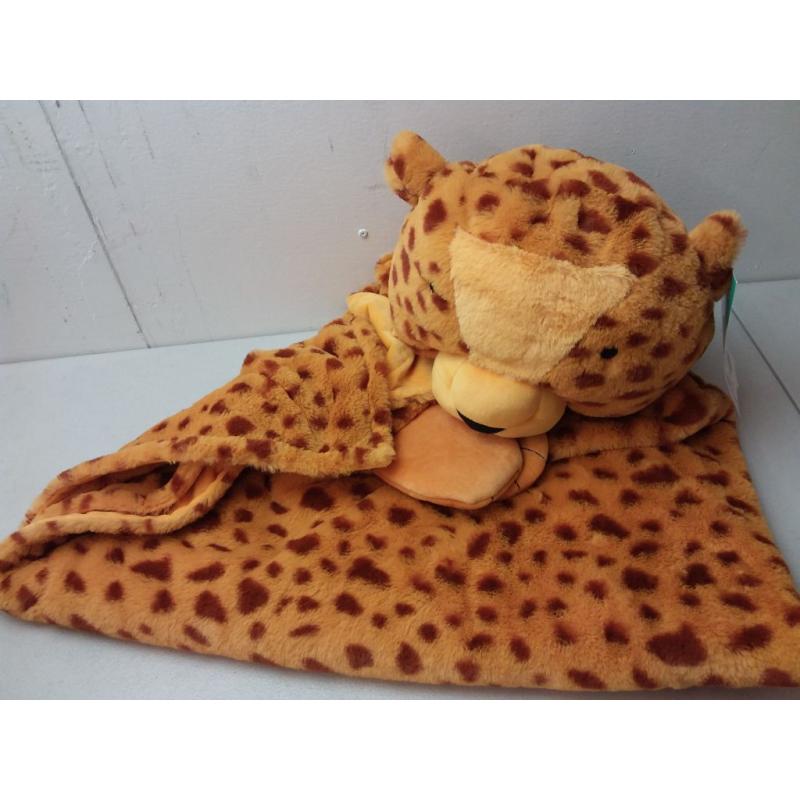Cheetah Hooded Blanket - Pillowfort