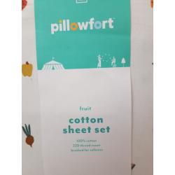 Full Fruit Cotton Sheet Set - Pillowfort (Please be advised that sets may be missing pieces or otherwise incomplete.)