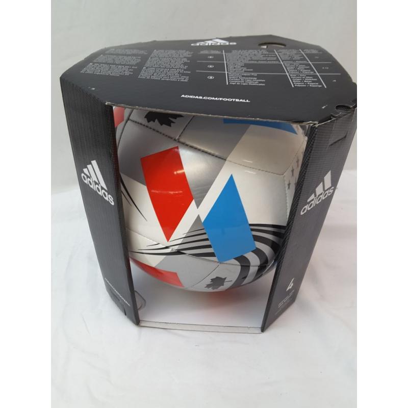 Adidas MLS Size 4 Club Sports Ball - Red, White & Blue