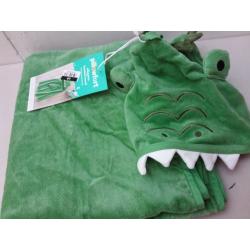 Alligator Hooded Bath Towel Green - Pillowfort