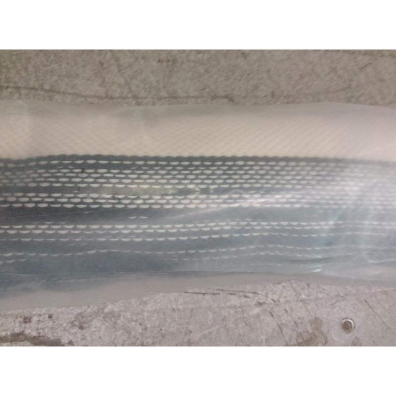 6'x9' Outdoor Rug Worn Stripe Navy