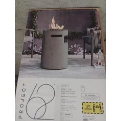 25 Pipestone Outdoor Fire Column - Gray