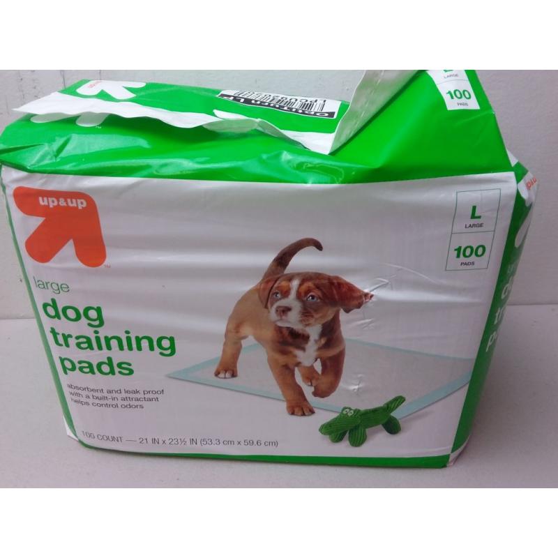 Puppy and Adult Dog Training Pads - L - 100ct - up & up