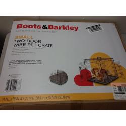 Wire Collapsible Dog Crate - XS/S - Black - Boots & Barkley