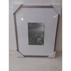 11.4 x 14.4 Matted For 5 x 7 Thin Gallery Frame Silver