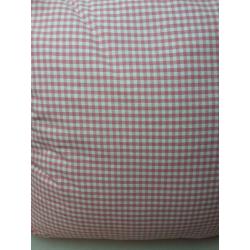Oversized Woven Gingham Square Throw Pillow Rose/Cream - Threshold