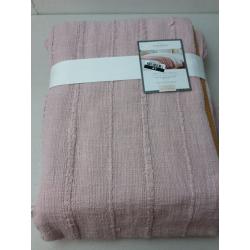 60x86 Oversized 100% Cotton Bed Throw Blush - Threshold