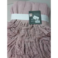 60x86 Oversized 100% Cotton Bed Throw Blush - Threshold