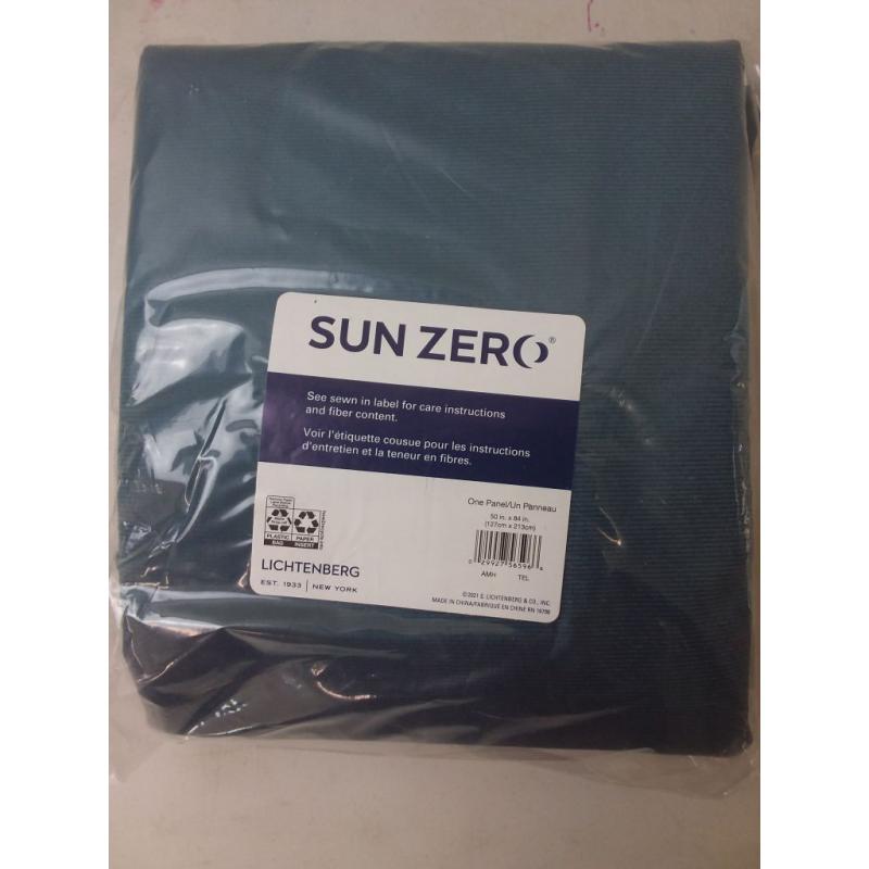 84x50 Amherst Velvet Noise Reducing Thermal Extreme 100% Blackout Teal