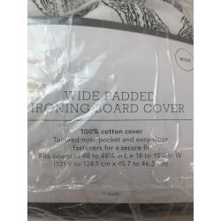 Wide Ironing Board Cover Black/White - Threshold