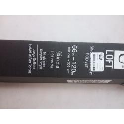 66-120 Cagio Curtain Rod Oil Rubbed Bronze