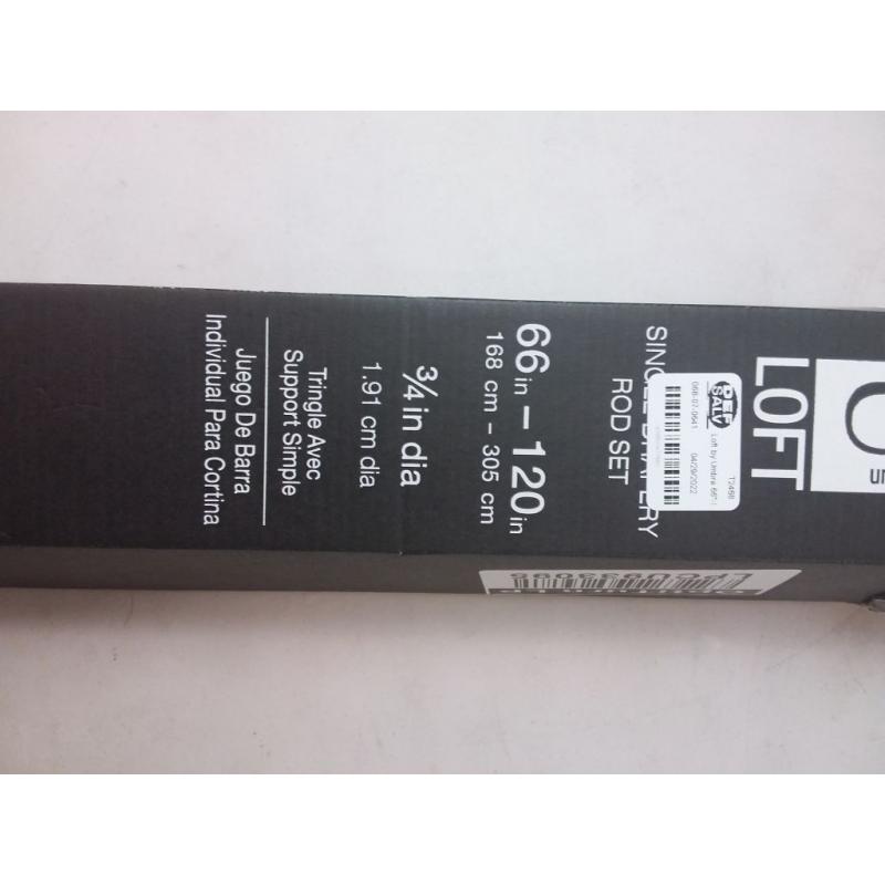 66-120 Cagio Curtain Rod Oil Rubbed Bronze