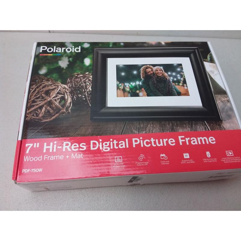 Digital Photo Frame Screen Black - Polaroid