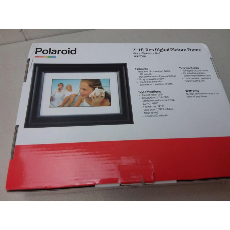 Digital Photo Frame Screen Black - Polaroid