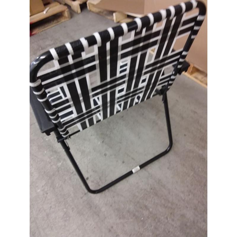 Web Strap Patio Chair - Black - Room Essentials